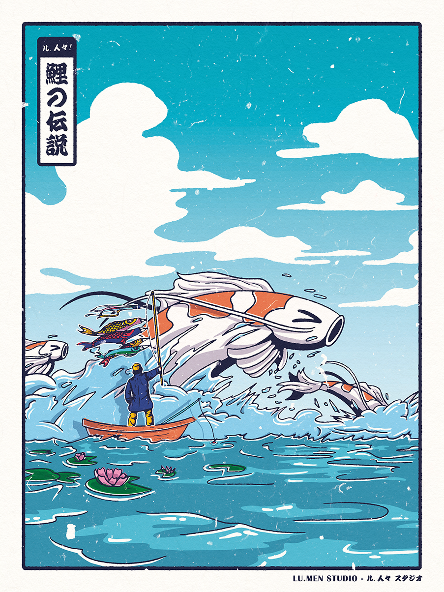 Koi Fish Legend - Print
