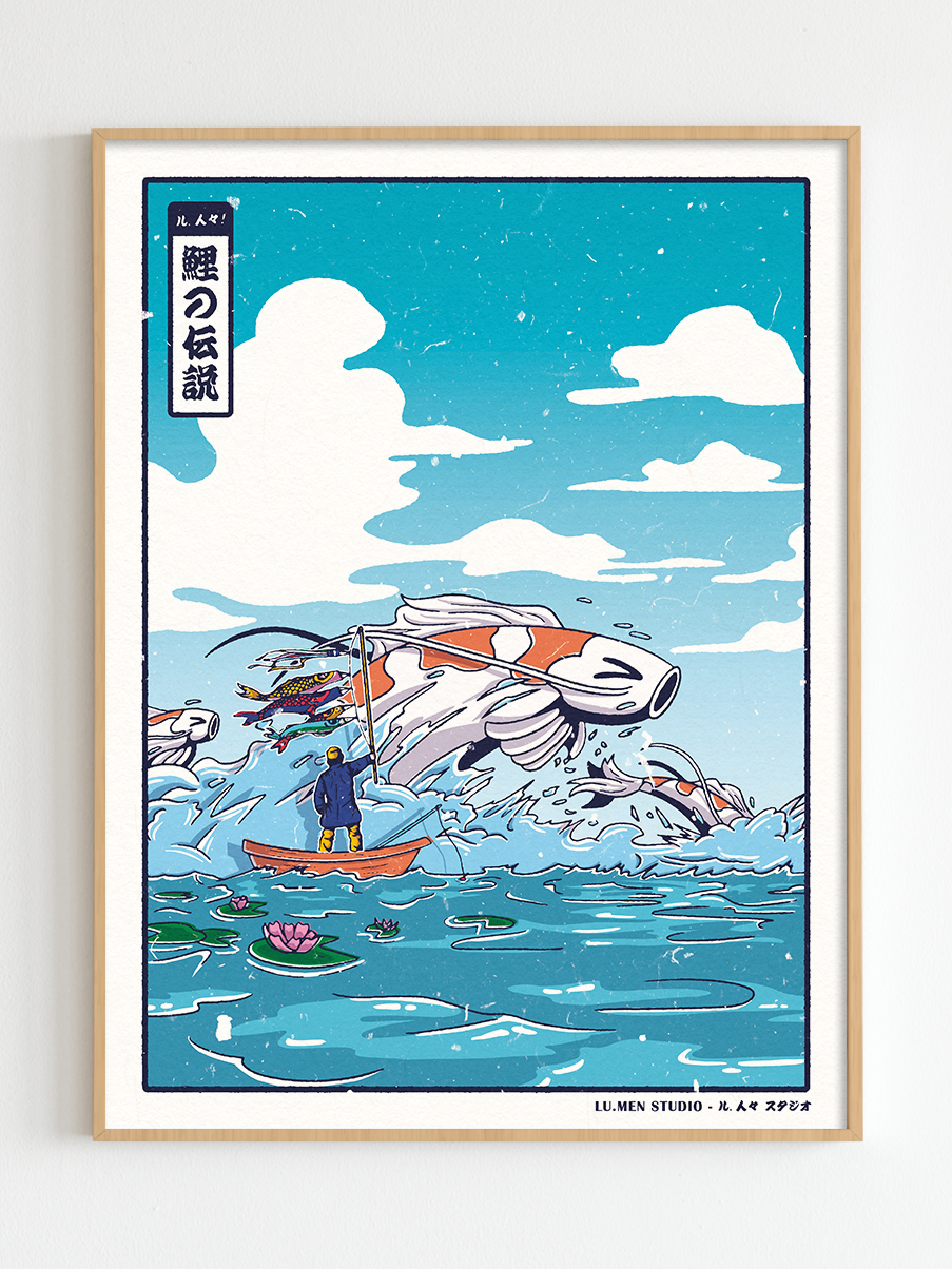 Koi Fish Legend - Print