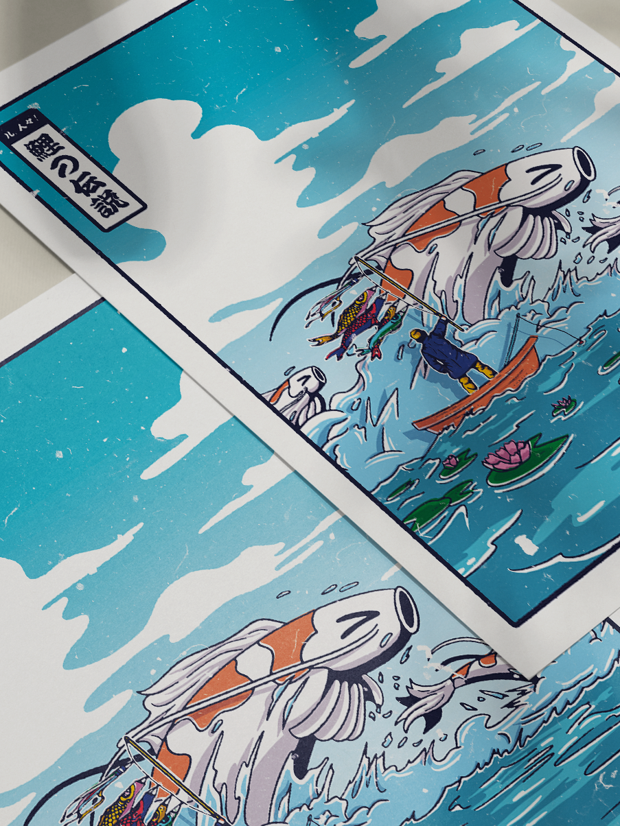 Koi Fish Legend - Print