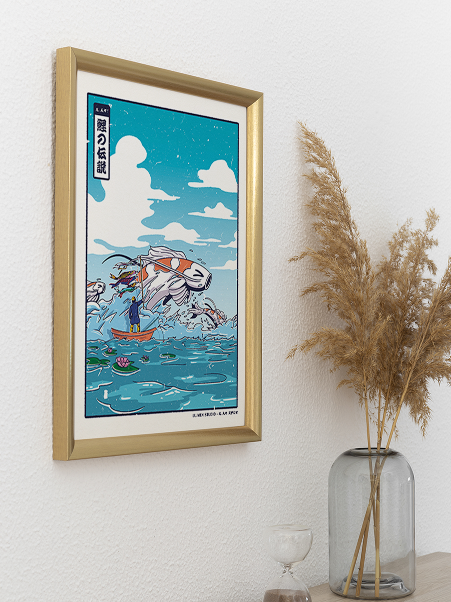Koi Fish Legend - Print