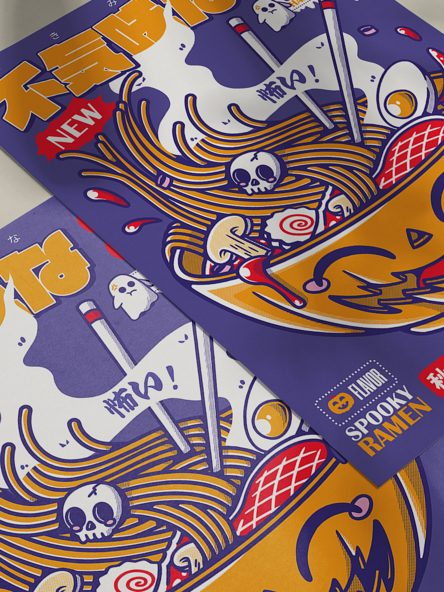 Spooky Ramen - Print